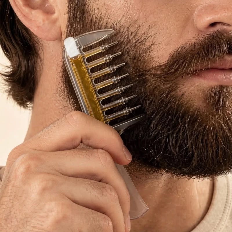 Crystal Serum Comb for Scalp Massage